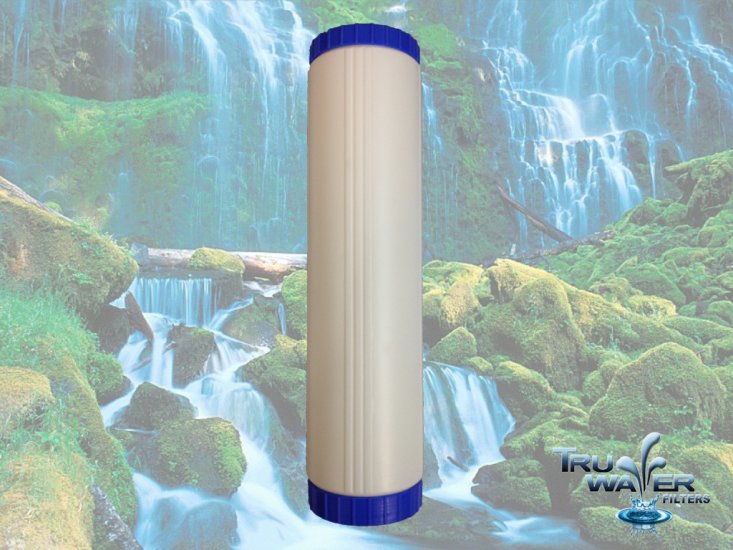 Big Blue Big white Ion Exchange Resin Refillable 20" x 4.5" - Click Image to Close
