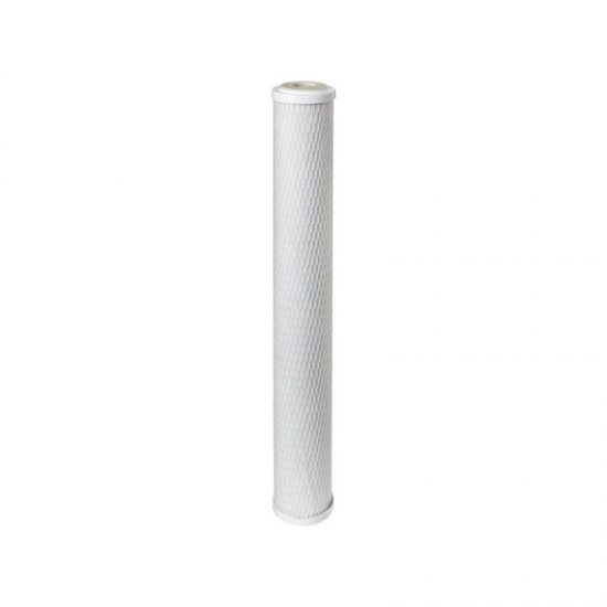 Slim Coconut Carbon Block Water Filter 1 Micron 20" x 2.5" - Click Image to Close