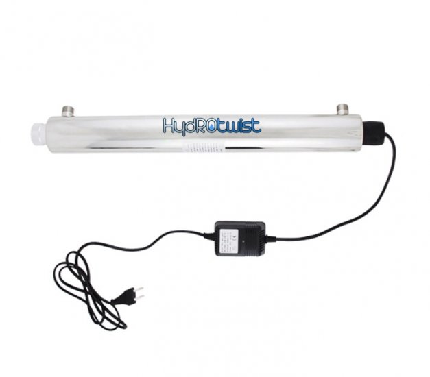 Ultraviolet UV Steriliser Filter 110 Watts 24GPM Stainless Steel - Click Image to Close