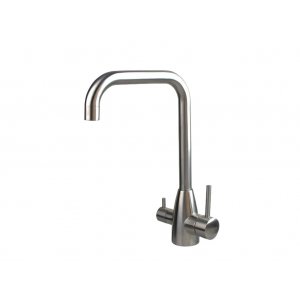 3 Three Way Mixer Tap Hot Cold & Pure 304 Stainless Steel Petite