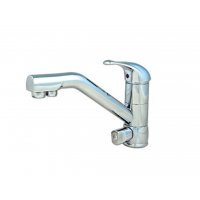 3 Three Way Flick Mixer Tap Hot Cold Filtered Water Chrome