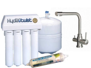 HydROtwist 5 Stage Reverse Osmosis Purifier & 3 Way Mixer Tap - Click Image to Close