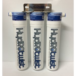 HydROtwist Quick Change Triple Water Filter & 3 Way Mixer Tap