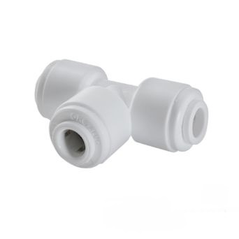 3/8" x 3/8" x 3/8" Tube Quick Connect Tee Piece Junction - Click Image to Close